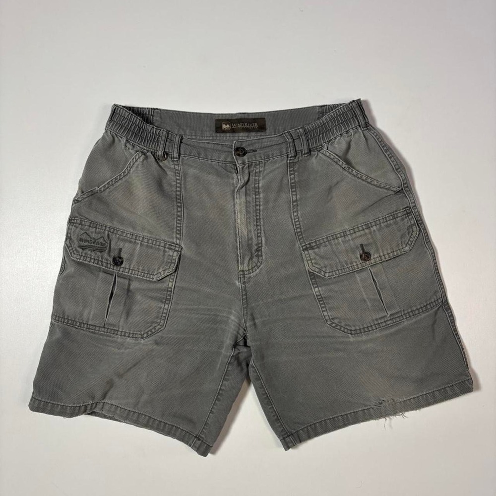 Grey WindRiver Cargo Shorts